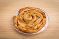 Apple rose pie