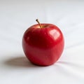 The apple\'s surface is bright and reflective, emphasizing its freshness Royalty Free Stock Photo