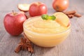 Apple sauce Royalty Free Stock Photo