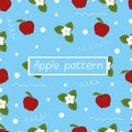 Apple seamless pattern