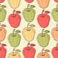Apple seamless pattern