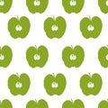 Apple seamless pattern Royalty Free Stock Photo