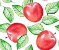 Apple seamless pattern