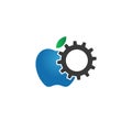 Apple Service Phone Logo gearwheel