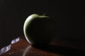 Apple in the shadows