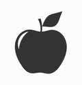 Apple shape icon Royalty Free Stock Photo