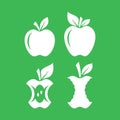 Apple silhouette icon