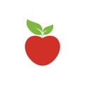 apple sketch logo, red apple vectormodern logo, new icon