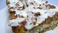 Apple spice crumb cake.