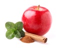 Apple with spices Royalty Free Stock Photo