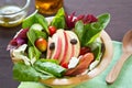 Apple and spinach salad