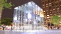 Apple store glass cube