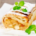 Apple strudel Royalty Free Stock Photo