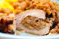 apple stuffed pork chop Royalty Free Stock Photo