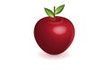 Apple symbol of education logo icon vector Royalty Free Stock Photo