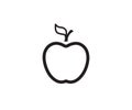 Apple symbol icon fruit food