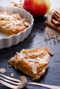 Apple tart with zimt Royalty Free Stock Photo