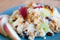 Apple walnut rice salad Royalty Free Stock Photo