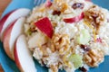 Apple walnut salad Royalty Free Stock Photo