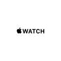 Apple watch logo editorial illustrative on white background