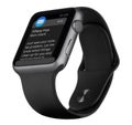 Apple Watch Sport 42mm Space Gray Aluminum Case with Black Band