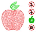 Apple Web Vector Mesh Illustration