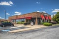 Applebees bar and grill restuarant building corner view