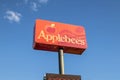 Applebees Restaurant bar and grill street sign center Royalty Free Stock Photo