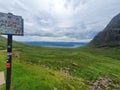 Applecross pass isle of skye passing place for cars