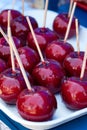 Caramelized apples on a plate 