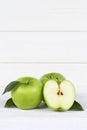 Apples apple slice fruit fruits green portrait format copyspace