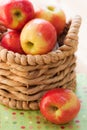 Apples in a basket