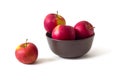 Apples in a ceramic bowl Royalty Free Stock Photo