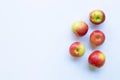 Apples isolated on white background. Royalty Free Stock Photo