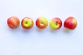 Apples isolated on white background. Royalty Free Stock Photo