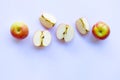 Apples isolated on white background. Royalty Free Stock Photo