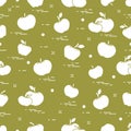 Apples juicy fruit. Seamless pattern. Design for announcement, advertisement, banner or print