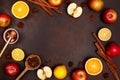 Apples, oranges and spices Royalty Free Stock Photo