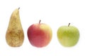 Apples and pear Royalty Free Stock Photo