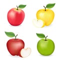 Apples, Pink, Granny Smith, Red and Golden Delicious