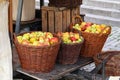 Sale of fresh apples Royalty Free Stock Photo