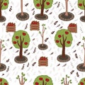 Apples Seamless Pattern