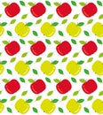 Apples seamless texture vector