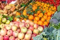 Apples, tangerines and other fruits and vegetables