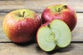 Apples variety Ingrid Marie Royalty Free Stock Photo