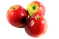 Apples on a white background isolated. Healthy food