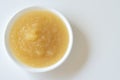 Applesauce Served in a Bowl Royalty Free Stock Photo