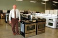 Appliance salesman Royalty Free Stock Photo