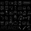 Appliances hand drawn