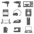 Appliances for the home set Royalty Free Stock Photo